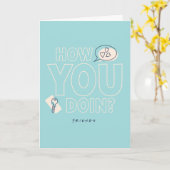 FRIENDS™ | Wie geht es Ihnen? Karte (Gelbe Blume)