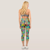 FRIENDS™ | Wie Sie das dynamische Muster machen Capri Leggings (Rückseite)