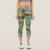 FRIENDS™ | Wie Sie das dynamische Muster machen Capri Leggings (Vorderseite)