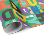 FRIENDS™ | Wie Sie das dynamische Muster machen Geschenkpapier (Rolleneckpunkt)