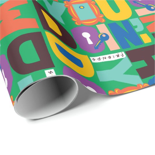 FRIENDS™ | Wie Sie das dynamische Muster machen Geschenkpapier (Rolleneckpunkt)