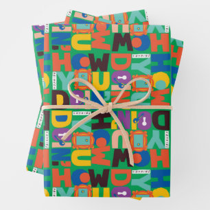 FRIENDS™   Wie Sie das dynamische Muster machen Geschenkpapier Set