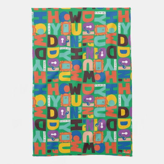 FRIENDS™ | Wie Sie das dynamische Muster machen Geschirrtuch (Vertikal)