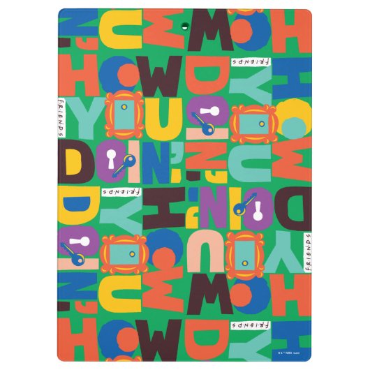 FRIENDS™ | Wie Sie das dynamische Muster machen Klemmbrett (Rückseite)
