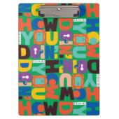 FRIENDS™ | Wie Sie das dynamische Muster machen Klemmbrett (Vorderseite)