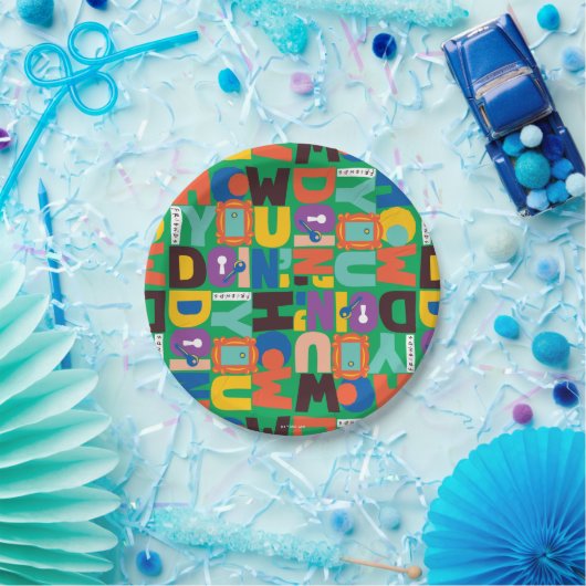 FRIENDS™ | Wie Sie das dynamische Muster machen Pappteller (Party)