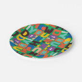 FRIENDS™ | Wie Sie das dynamische Muster machen Pappteller (Schrägansicht)