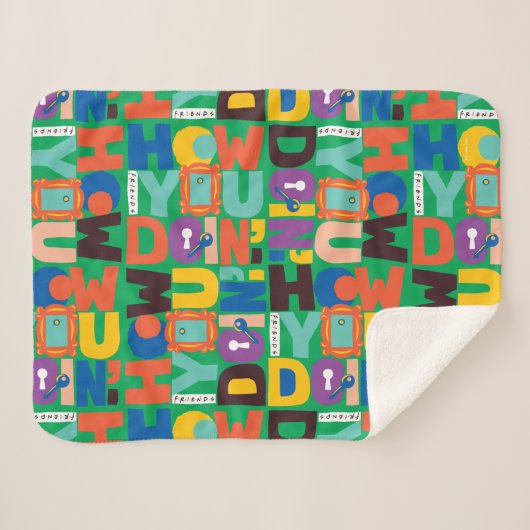 FRIENDS™ | Wie Sie das dynamische Muster machen Sherpadecke (Vorderseite (Horizontal))