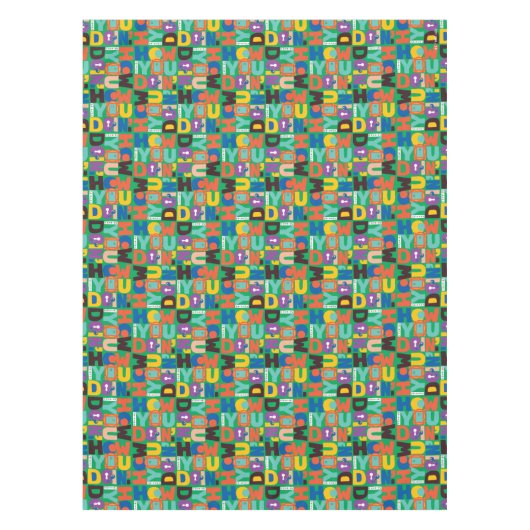 FRIENDS™ | Wie Sie das dynamische Muster machen Tischdecke (Vorderseite)