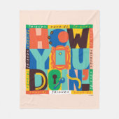 FRIENDS™ | Wie Sie tun' - Vibrant Graphic Fleecedecke (Vorderseite)