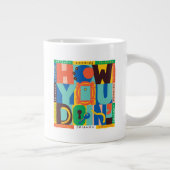 FRIENDS™ | Wie Sie tun' - Vibrant Graphic Jumbo-Tasse (Rechts)