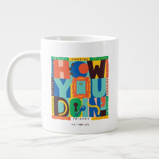 FRIENDS™ | Wie Sie tun' - Vibrant Graphic Jumbo-Tasse (Links)