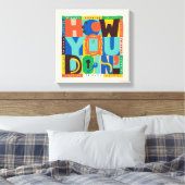 FRIENDS™ | Wie Sie tun' - Vibrant Graphic Leinwanddruck (Insitu (Schlafzimmer))