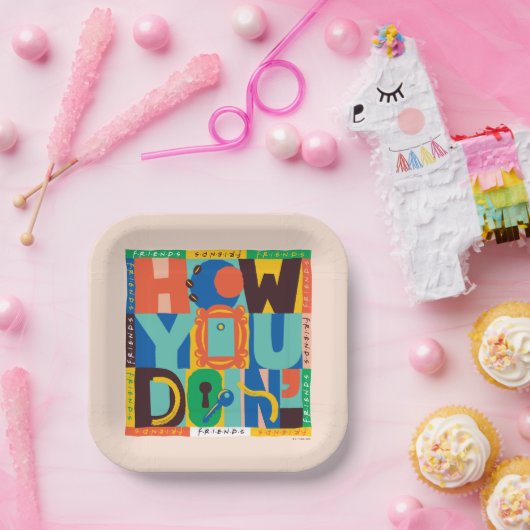 FRIENDS™ | Wie Sie tun' - Vibrant Graphic Pappteller (Party)