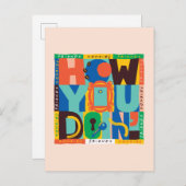 FRIENDS™ | Wie Sie tun' - Vibrant Graphic Postkarte (Vorne/Hinten)