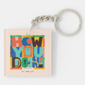 FRIENDS™ | Wie Sie tun' - Vibrant Graphic Schlüsselanhänger (Rückseite)