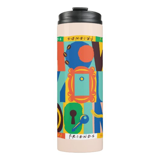 FRIENDS™ | Wie Sie tun' - Vibrant Graphic Thermosbecher (Vorderseite)