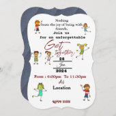 Friends Wiedersehen Einladung (Vorne/Hinten)