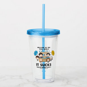 FRIENDS™   Willkommen im Real World Chibi Acryltrinkbecher