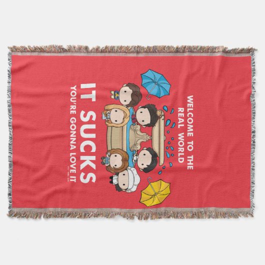 FRIENDS™ | Willkommen im Real World Chibi Decke (Vorderseite)