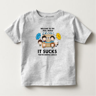 FRIENDS™   Willkommen im Real World Chibi Kleinkind T-shirt