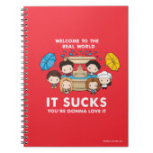 FRIENDS™ | Willkommen im Real World Chibi Notizblock (Vorderseite)