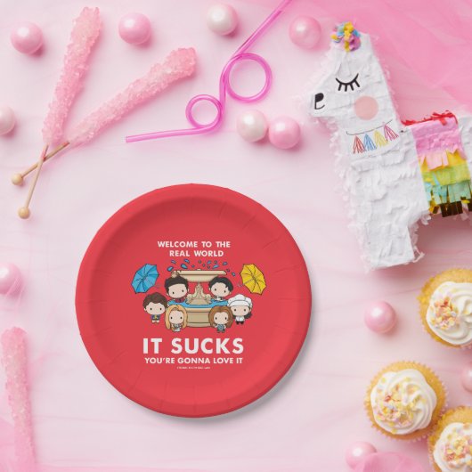 FRIENDS™ | Willkommen im Real World Chibi Pappteller (Party)