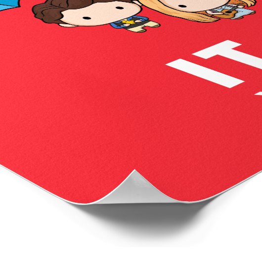 FRIENDS™ | Willkommen im Real World Chibi Poster (Ecke)