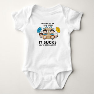 FRIENDS™ Willkommen in der realen Welt Chibi Baby Strampler