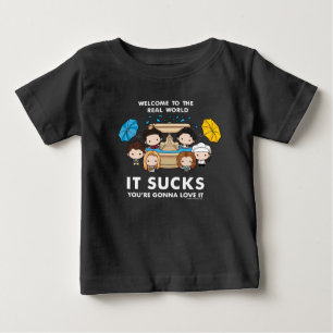 FRIENDS™ Willkommen in der realen Welt Chibi Baby T-shirt