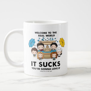 FRIENDS™ Willkommen in der realen Welt Chibi Jumbo-Tasse