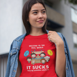 FRIENDS™   Willkommen in der realen Welt Chibi T-Shirt