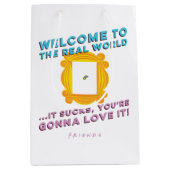 FRIENDS™ | Willkommen in der wirklichen Welt - Pee Mittlere Geschenktüte (Vorderseite)