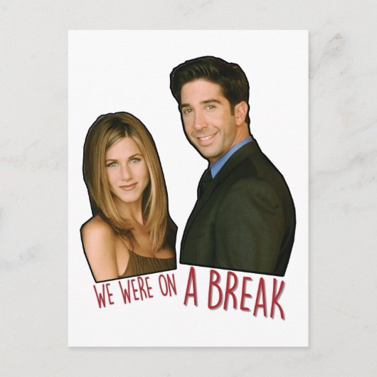 FRIENDS™ | Wir waren in einer Pause Einladungspostkarte (Vorderseite)