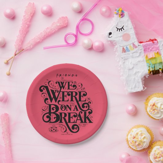 FRIENDS™ | Wir waren in einer Pause Pappteller (Party)