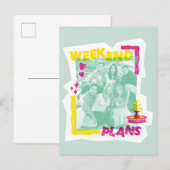 FRIENDS™ | Wochenendpläne Postkarte (Vorne/Hinten)