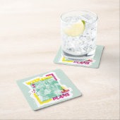 FRIENDS™ | Wochenendpläne Rechteckiger Pappuntersetzer (Vor Ort)