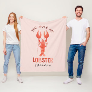 FRIENDS™   You Are My Lobster Watercolor Graphic Fleecedecke