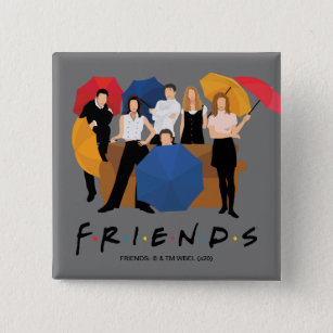 FRIENDS™-Zeichen-Silhouette Button