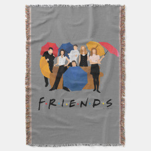 FRIENDS™-Zeichen-Silhouette Decke