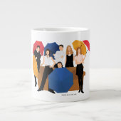 FRIENDS™-Zeichen-Silhouette Jumbo-Tasse (Vorderseite)