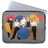 FRIENDS™-Zeichen-Silhouette Laptopschutzhülle (Vorderseite)