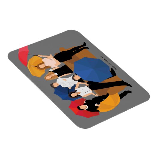 FRIENDS™-Zeichen-Silhouette Magnet (Rechte Seite)