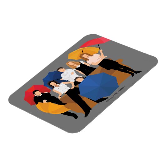 FRIENDS™-Zeichen-Silhouette Magnet (Linke Seite)