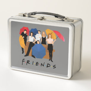 FRIENDS™-Zeichen-Silhouette Metall Brotdose