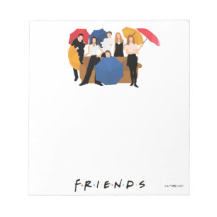 FRIENDS™-Zeichen-Silhouette Notizblock