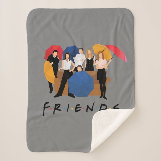 FRIENDS™-Zeichen-Silhouette Sherpadecke (Vorderseite)
