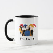 FRIENDS™-Zeichen-Silhouette Tasse (Links)