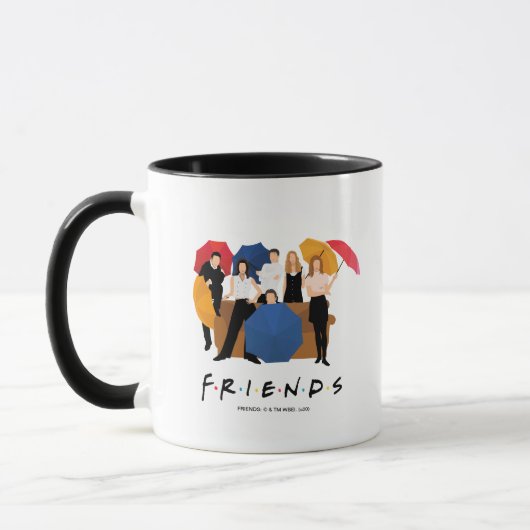 FRIENDS™-Zeichen-Silhouette Tasse (Links)