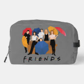 FRIENDS™-Zeichen-Silhouette Waschbeutel (Rückseite)